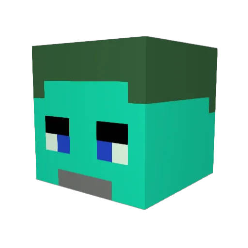 martos99 Minecraft avatar head, 3D render