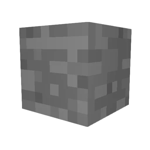 martou__ Minecraft avatar head, 3D render