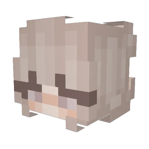marttaaa23 Minecraft avatar head, 3D render