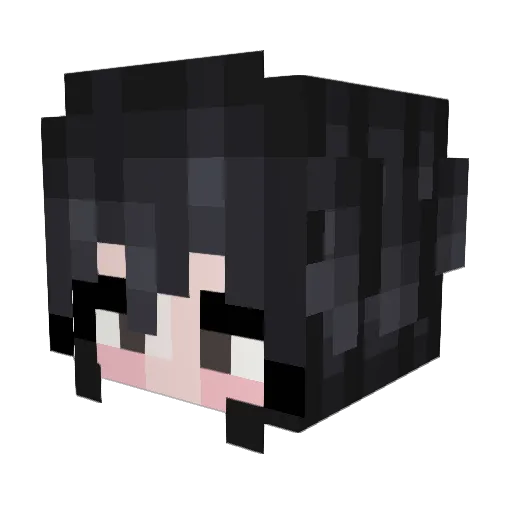 martulider Minecraft avatar head, 3D render