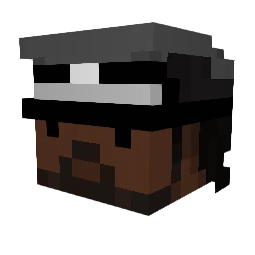 martwyseba Minecraft avatar head, 3D render