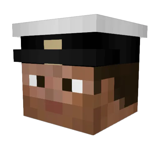 marty4286 Minecraft avatar head, 3D render