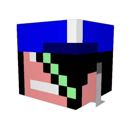 marty5391 Minecraft avatar head, 3D render