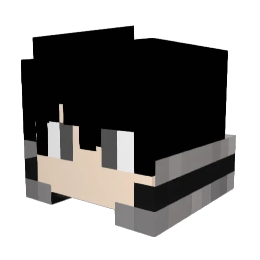 marty_W_ Minecraft avatar head, 3D render