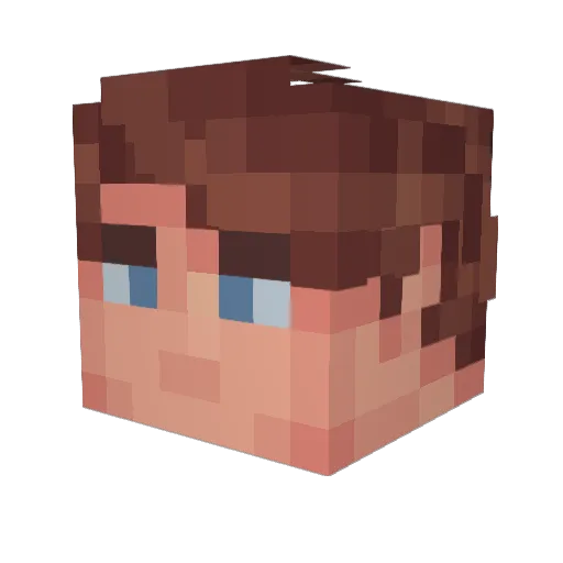martymcfly75 Minecraft avatar head, 3D render