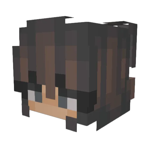 martynabu Minecraft avatar head, 3D render