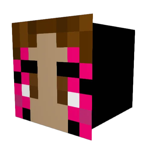 martynaur Minecraft avatar head, 3D render