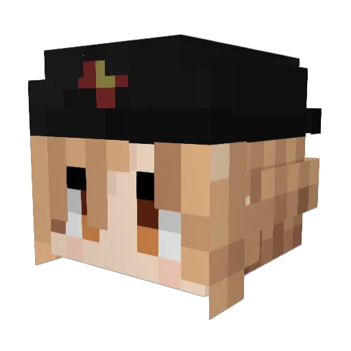martyr1307 Minecraft avatar head, 3D render