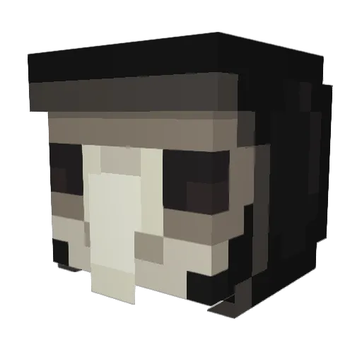 maruko2502 Minecraft avatar head, 3D render