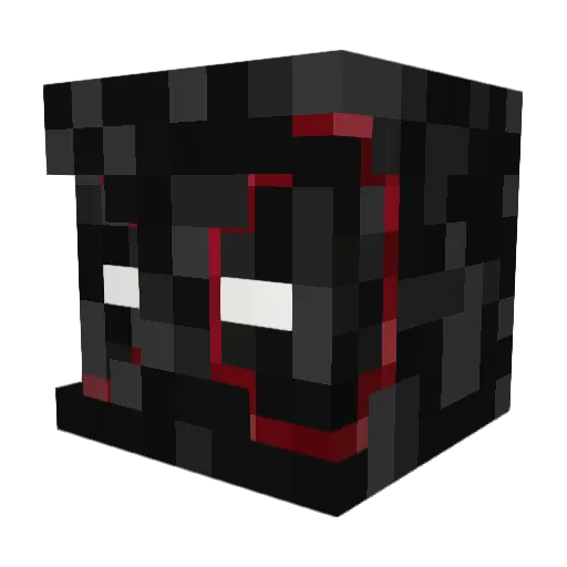 marum4e Minecraft avatar head, 3D render