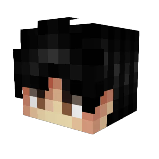 marumaru1564 Minecraft avatar head, 3D render