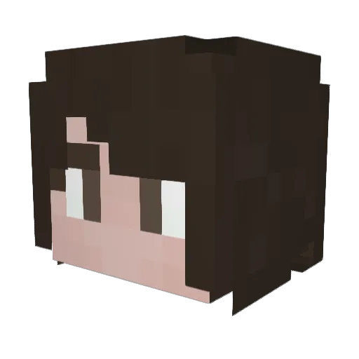 marumaru528 Minecraft avatar head, 3D render