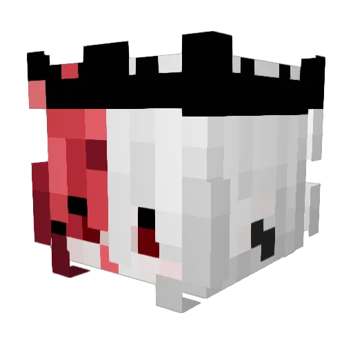 marun224 Minecraft avatar head, 3D render