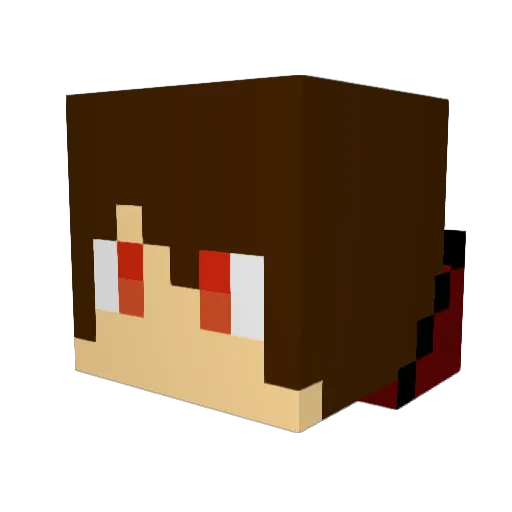 marush129 Minecraft avatar head, 3D render