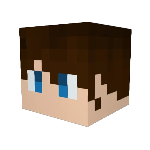 marusyun0124 Minecraft avatar head, 3D render