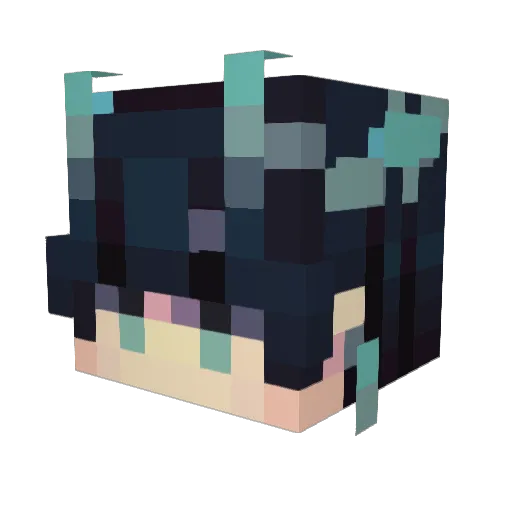 maruzzang070212 Minecraft avatar head, 3D render