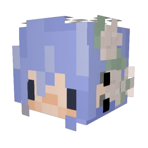 marvellous72 Minecraft avatar head, 3D render