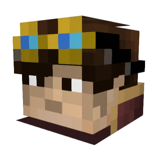 marvin985 Minecraft avatar head, 3D render