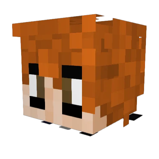 marvinator159 Minecraft avatar head, 3D render