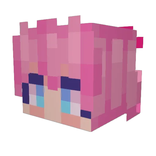marxball Minecraft avatar head, 3D render