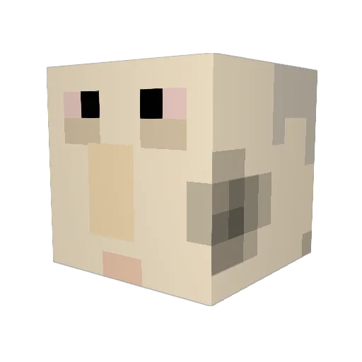 marxito Minecraft avatar head, 3D render