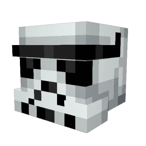 marxs55 Minecraft avatar head, 3D render