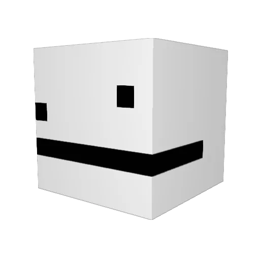mary_forever14 Minecraft avatar head, 3D render
