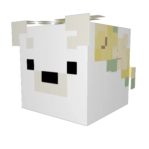 mary_goore Minecraft avatar head, 3D render