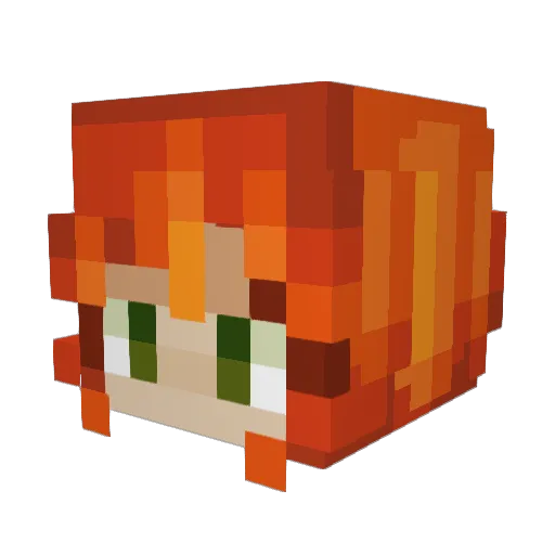 mary_juana666 Minecraft avatar head, 3D render