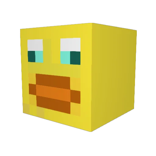 maryduggan7 Minecraft avatar head, 3D render