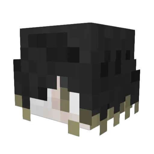 maryzchuu Minecraft avatar head, 3D render