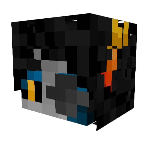 marz_the_shark Minecraft avatar head, 3D render