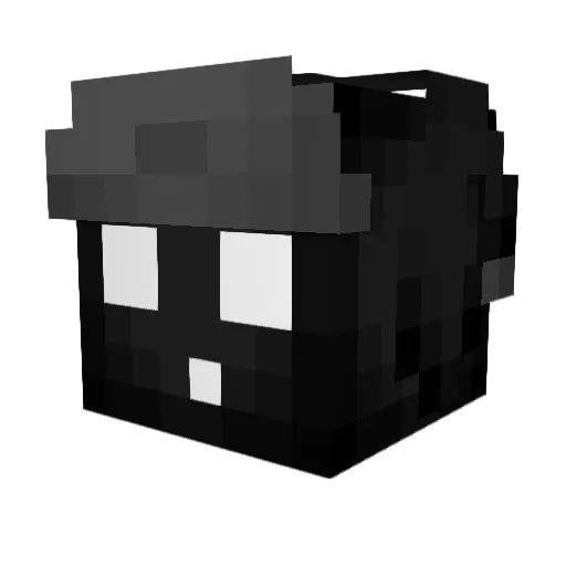 marzlpan Minecraft avatar head, 3D render