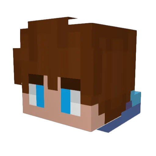 marzs_ Minecraft avatar head, 3D render