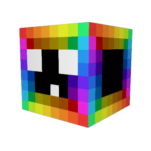 mas12345 Minecraft avatar head, 3D render