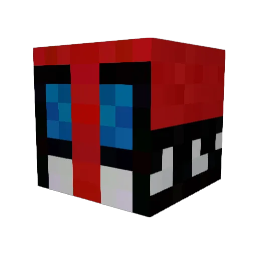 masa070809 Minecraft avatar head, 3D render
