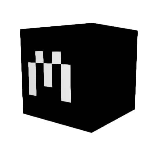 masaim Minecraft avatar head, 3D render