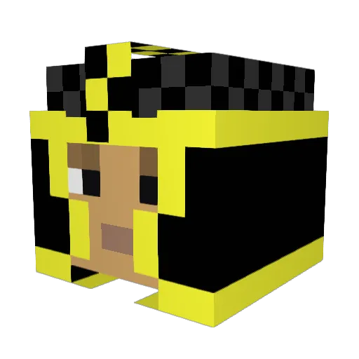 masaj007 Minecraft avatar head, 3D render