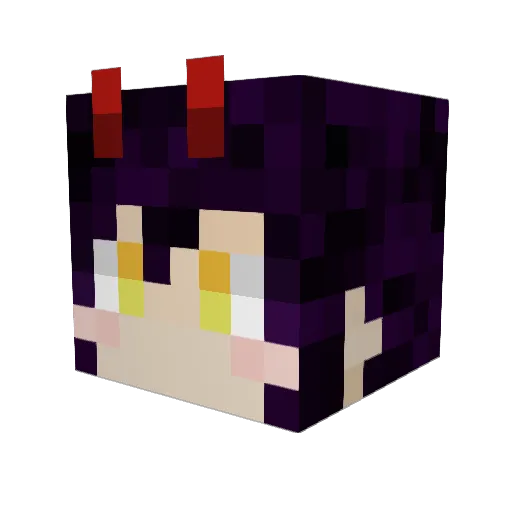 masaka2024 Minecraft avatar head, 3D render