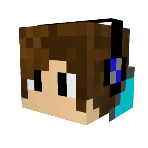 masaki321 Minecraft avatar head, 3D render