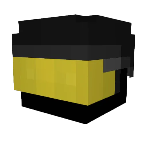masakicchi Minecraft avatar head, 3D render