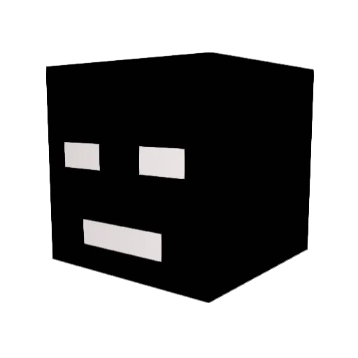 masakikiki Minecraft avatar head, 3D render