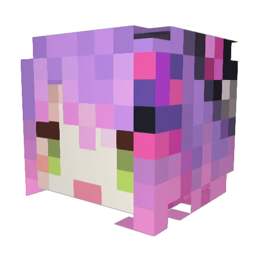 masan1228 Minecraft avatar head, 3D render