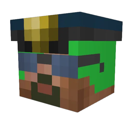 masattack1 Minecraft avatar head, 3D render