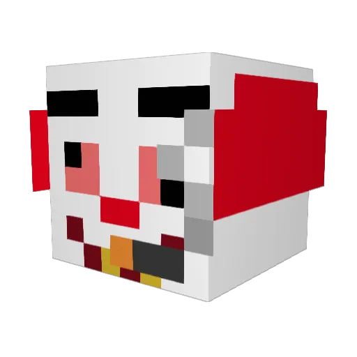 masawinson Minecraft avatar head, 3D render