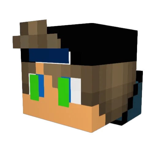 maschi04 Minecraft avatar head, 3D render