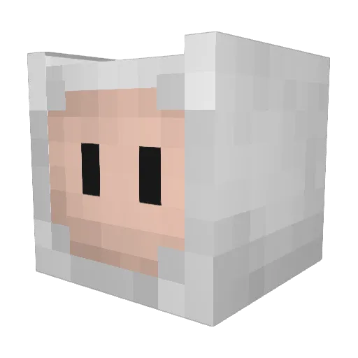 mase174 Minecraft avatar head, 3D render
