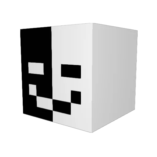 masena355 Minecraft avatar head, 3D render