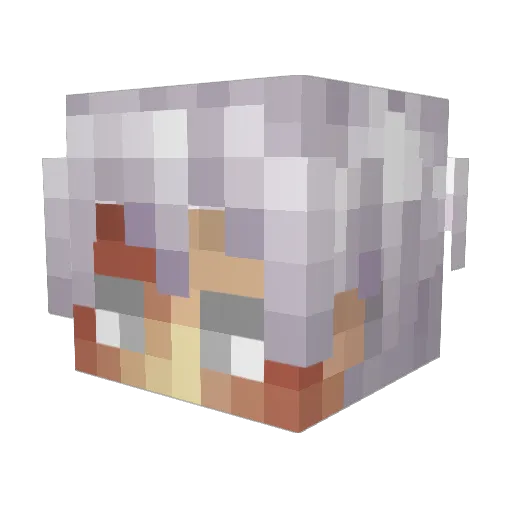 masezs Minecraft avatar head, 3D render