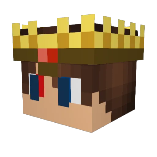 mash558 Minecraft avatar head, 3D render